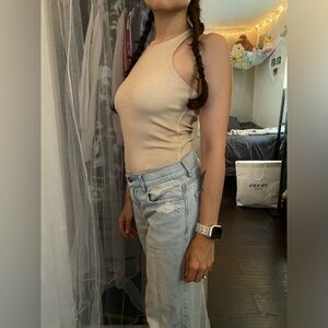 Allsaints nude bodysuit